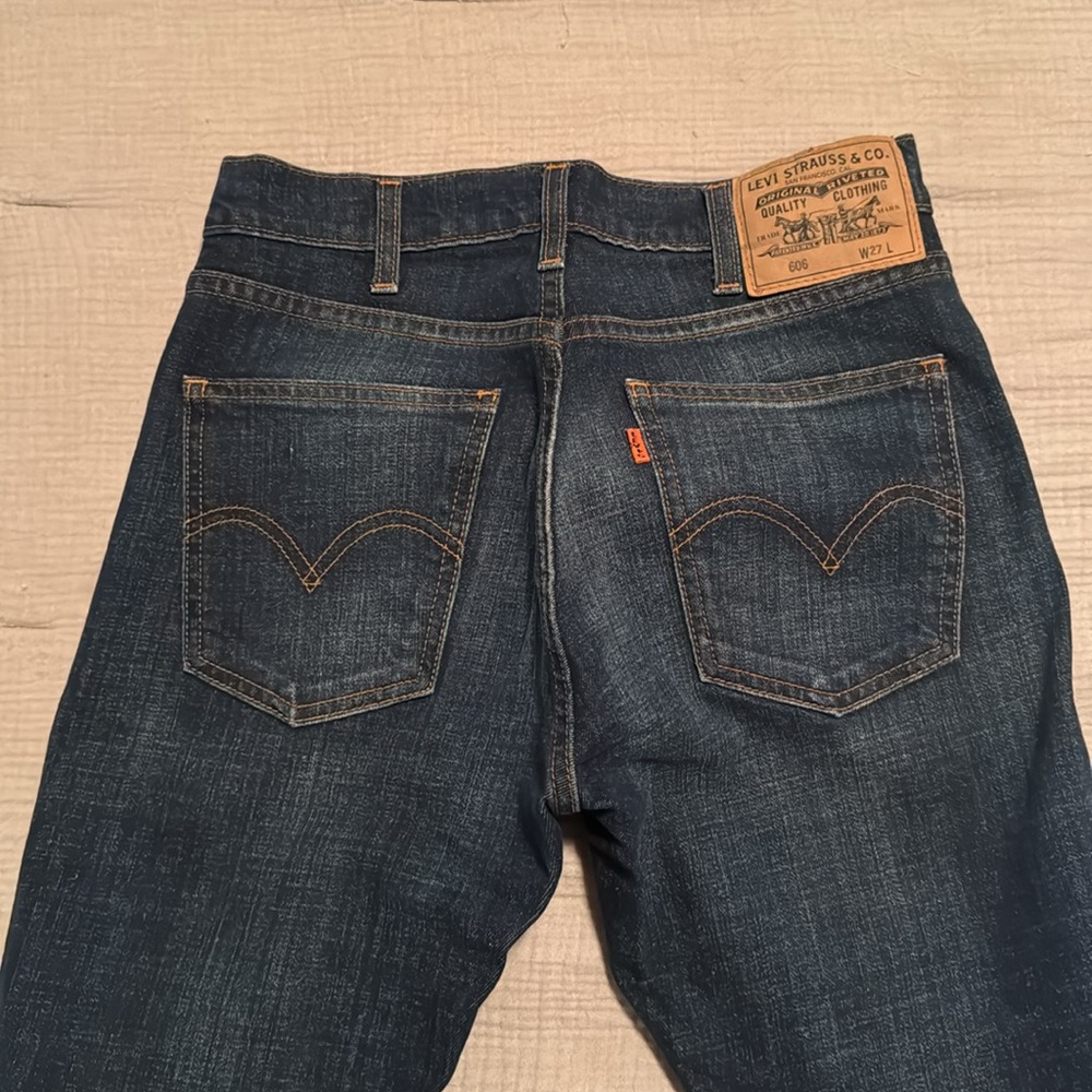 Levi 606 jeans dark wash size 27 - Picture 4 of 7